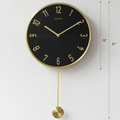 Nordic Wall Clocks Minimalist Marble Home Design Coffee Shop Wall Clocks Advanced Home Decor
