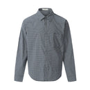 Shirts Men Spring Summer Retro Streetwear Single Breasted Loose Lapel Pocket Shirts Men