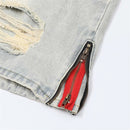 Jean Shorts for Men Streetwear Denim Short Pants Retro Shorts