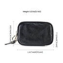 Genuine Leather Key Wallet Man Housekeeper Keys Organizer Men Car Key Holder Zipper Keys Case Housekeeper Keys Organizer