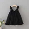 Girls Princes Lace Dresses Baby Kids Sling Wedding Party Ball Gown Costume For 1-6 Years