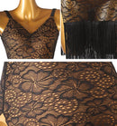 Women Dress Adult Sleeveless Latin Competition Dresses