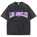 Womans T-Shirts Loose Tees Los Angeles Short Sleeve Summer Street Female Clothes