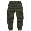 Green cargo pants on a white background, Obroi
