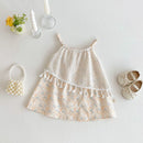 Girls Version Camisole Dress Summer Baby Lace Princess Dress Trendy Children Floral Dress
