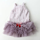 Dogs and Cats Dress Flower Dots Pet Puppy Shirt Spring/Summer Clothes Outfit