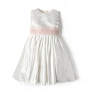 Girl Party Dress Kids Bow Flower Princess Clothes Elegant Evening Party Brithday White Dresses