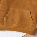 Toddler Boy Solid Pocket Design Hoodie Sweatshirt