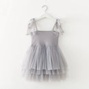 Baby Girl Clothes Bow Tie Decoration Sling Baby Girl Dress Birthday Princess Puffy Dresses