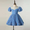 Kids Dress for Little Girls Children Eid Birthday Party Luxury Short Evening Gowns Prom Pageant Formal Dresses