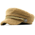 Beret Women Winter Hats For Women Octagonal Caps Female Bone Wool hat