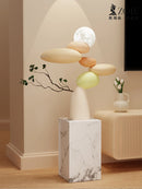 Creative Home Decor Glowing Stone Large Feng Shui Stone Statue Indoor Decor Figurines Living Room Floor Resin Sculpture