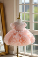 Princess Luxury Formal Dress Girls Birthday Performance Pageant Girl Outfits Banquet Flower Puffy Gown