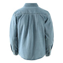 Blue denim shirt on a white background, Obroi