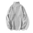 Sweater Men Casual Warm Loose Zipper Long Sleeve Sweaters Male Jumper Clothes Knitwear Pull