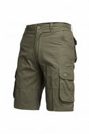 Men's Cargo Shorts Casual Cargo Shorts Straight Leg Daily Wear Shorts