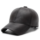 Leather Hat Baseball Cap Outdoor Sunshade Face Caps For Men Street Trucker Hats