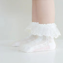 Baby Girls Summer Socks Babies Combed Cotton Lace Fish-net Stocking Children Anklet Kids Accessories