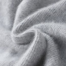 Autumn winter Thick Men Sweater Cashmere Pullover Casual Loose Knit Contrasting Menswear Warm