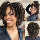 Bob Braided Wig Synthetic Faux Locs Crochet Twist Braiding Wig Dreadlocks Short Wigs For Women
