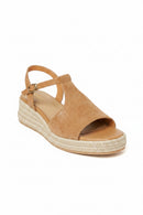 Genuine Leather Sandals Women Shoes Wedges Heels Summer Sandals Casual Shoes Ladies
