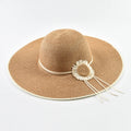 Summer Floppy Sun Hat For Women Wide Brim Oversized Beach Straw Hat Girls Seaside Travel Foldable UV Protection Cap