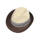 Summer Hat Panama Hats Hollow Out Straw Hat For Men Women Stitching Short Brim Sun Beach Hat Jazz Cap Fedora