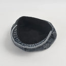Autumn Washed Denim Hat for Women Retro Beret
