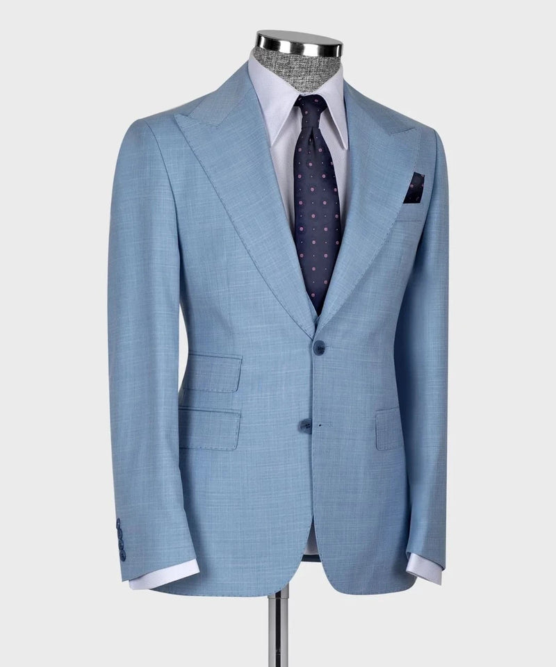 Male Blazer Costume Homme Mens Suits Blazer Sets Terno Masculino Slim Fit Business Elegant Dress Wedding Groom Prom Dress 3 Pcs