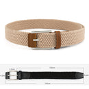 Woven Braided Belt for Junior Casual Jeans Pants Golf Belt Canvas Belt