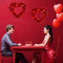 Heart Wreath Front Door Window Mantel Valentine Day Door Garlands Room Wreath Decor