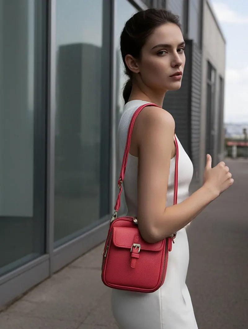 Women's Bag Shoulder Bag Double Layer Large Capacity Women Crossbody Messenger Bags