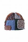 Original Retro Handmade Knitted Wool Thread Autumn and Winter Patchwork Hat