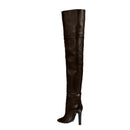 Winter Pointed Stiletto High Heels Side Zipper Show Large Over Knee Women Boots