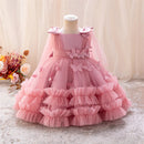 New 0-6-year-old girl children children's clothing baby one-year-old birthday party dresses