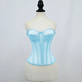 Light blue corset on a mannequin against a plain background, Obroi