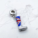 Brit Boot Pendant Charm For Men Women Party Spring 925 Sterling Silver Gifts