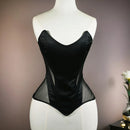 Corset For Wedding Bustier Transparent Bra Mesh Push Up Bodices Shaping Tops