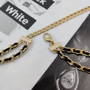 Designer Gold Chain Belt Woman Dress Long Adjustable Punk Metal Belts For Women High Quality Luxury Brand Waistband