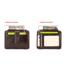 Genuine Leather RFID Blocking Zipper Card Holder Credit Cart Wallet Mini Slim Wallet Card & Id Holders Man Business