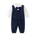 Baby's British Style Jumpsuit, Birthday Party Dress, Small Suit, Fashionable Gentleman's, Spring and Fall