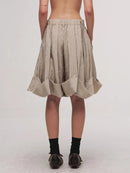 Spring Summer Thin Flowy Soft Shorts for Men Elegant Luxury Designer Wide Leg Trousers Unisex Clothes