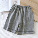 Summer couple shorts woven women thin loose pocket shorts home pants