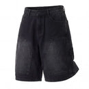 Summer Men's Denim Shorts Loose Straight Knee Length Jeans Men Jean Short Pants