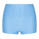 Womens High Waist Sport Shorts Wide Elastic Waistband Shirring Straps Bowknot Slimming Yoga Shorts Bubble Butt Shorts