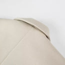 Women Spring Autumn Woolen Coat Street Style Dress Jacket With Fringed Hem Long Suit Oversize Tops