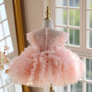 Princess Luxury Formal Dress Girls Birthday Performance Pageant Girl Outfits Banquet Flower Puffy Gown