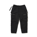 Black cargo pants on a white background, Obroi