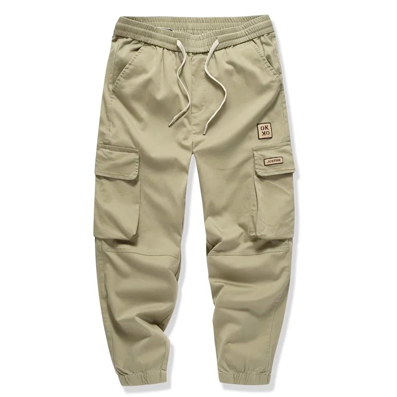 Cargo Pants Men Harem Pants Multi-Pocket Camouflage Man Cotton Streetwear Casual