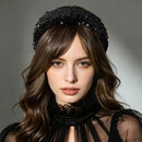 Women Unique Sparkly Headband Hand‑Sewn High‑Crownhair hoop Daily Hair Accessory